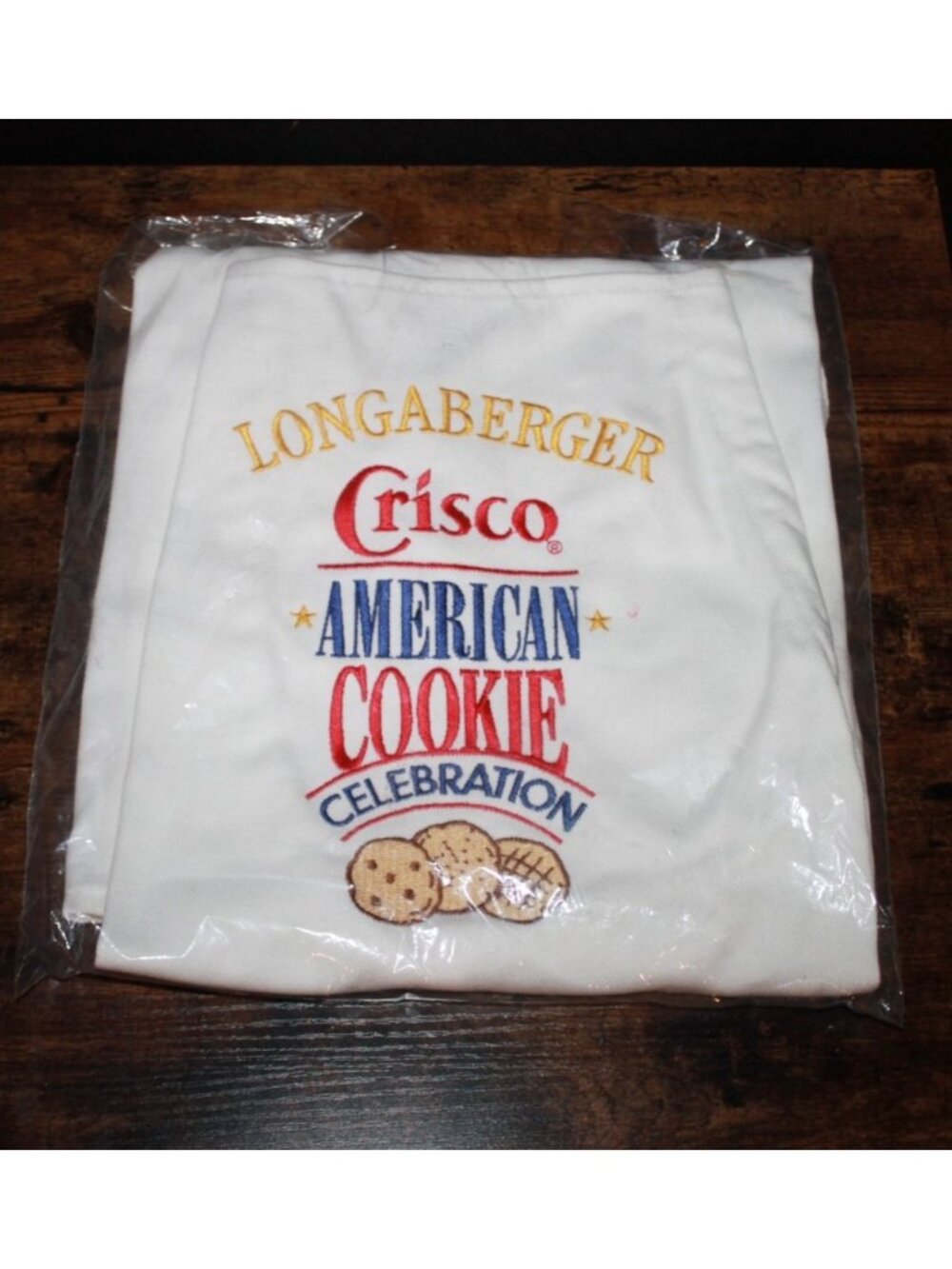 Longaberger Crisco American Cookie Celebration Apron 264051 NEW in Bag